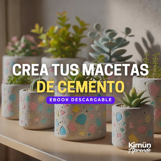 CREA TUS PROPIAS MACETAS EN CEMENTO